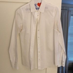Classic white j crew button down